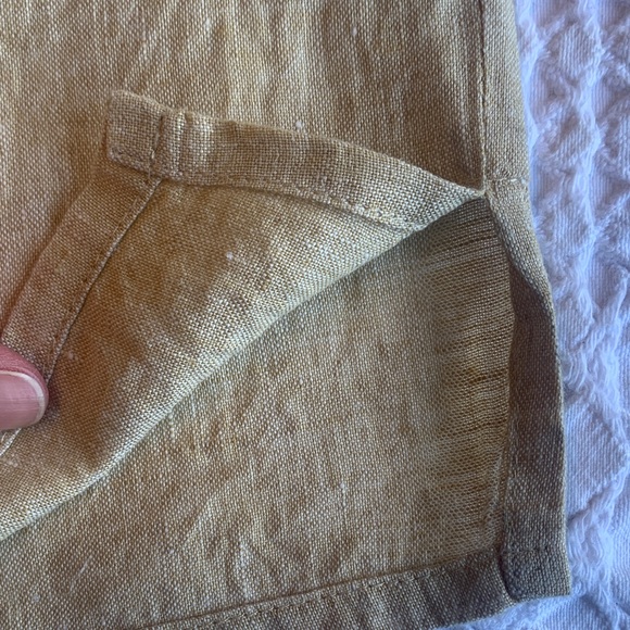 Flax 100% Linen Casual Pants with Pockets - Picture 15 of 16
